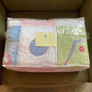 New! Pottery Barn Kids “Sporty” Twin Quilt
